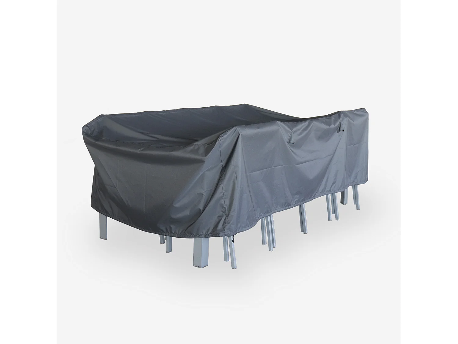 Funda protectora para las mesas de jardín gris oscuro