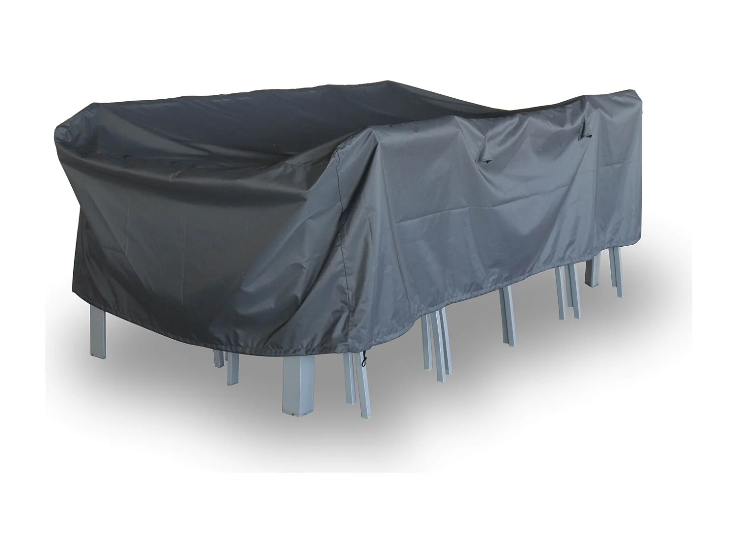 Funda protectora para las mesas de jardín gris oscuro