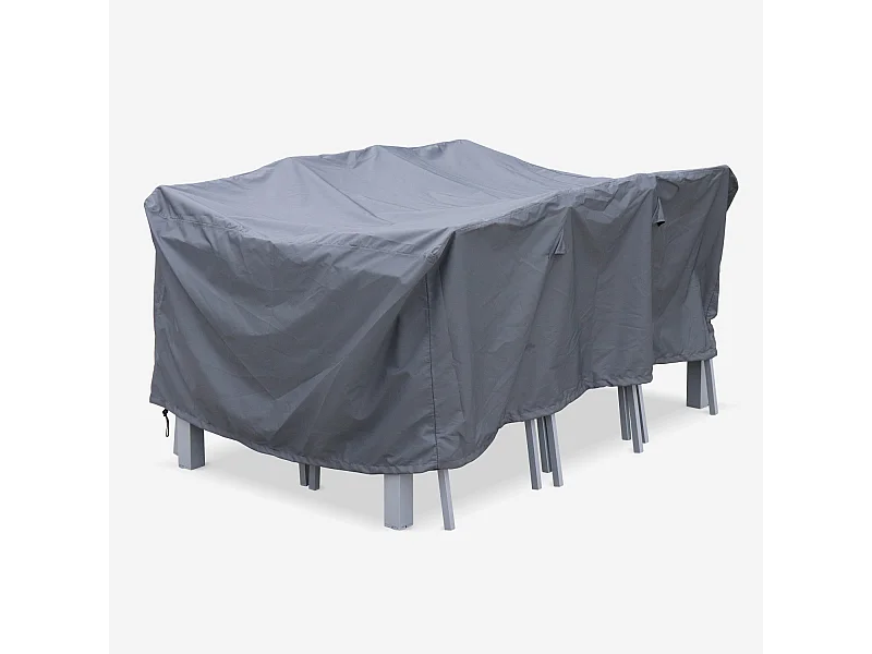 Funda protectora para mesa de jardín gris oscuro