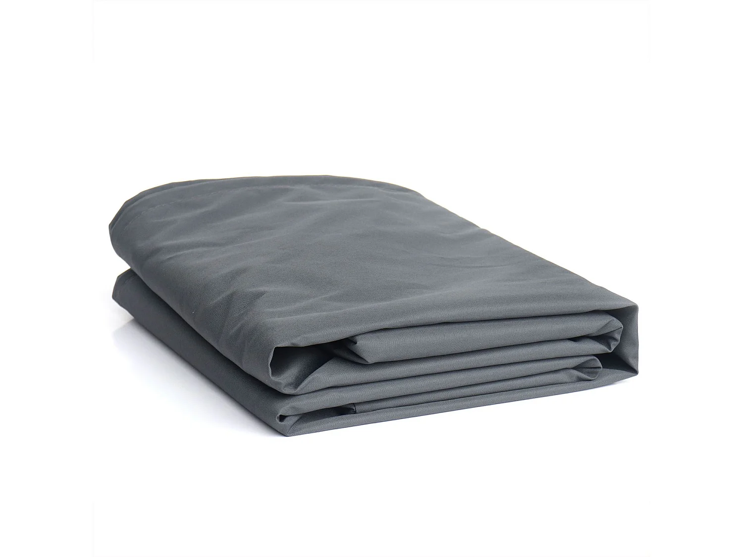 Housse de protection 175x124cm gris foncé - Bâche rectangulaire en polyester enduit PA pour tables de jardin Chicago et Bergamo