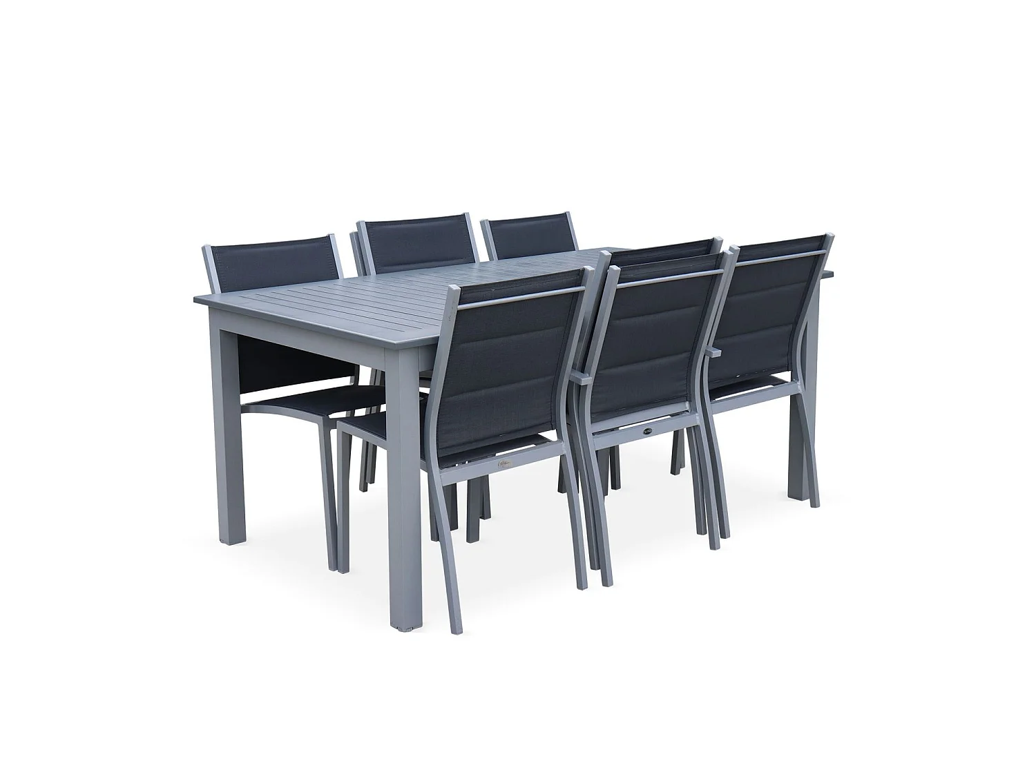 Copertura protettiva per tavolo da giardino, Chicago / Bergamo, Grigio scuro, 175x124x69 cm
