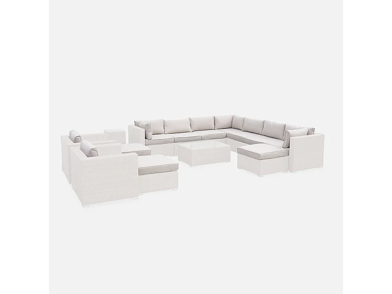 Set fodere per salotto tripoli, beige