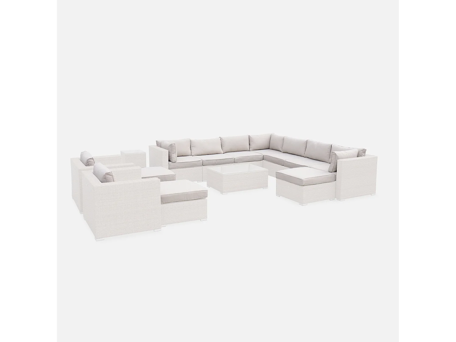 Set fodere per salotto tripoli, beige