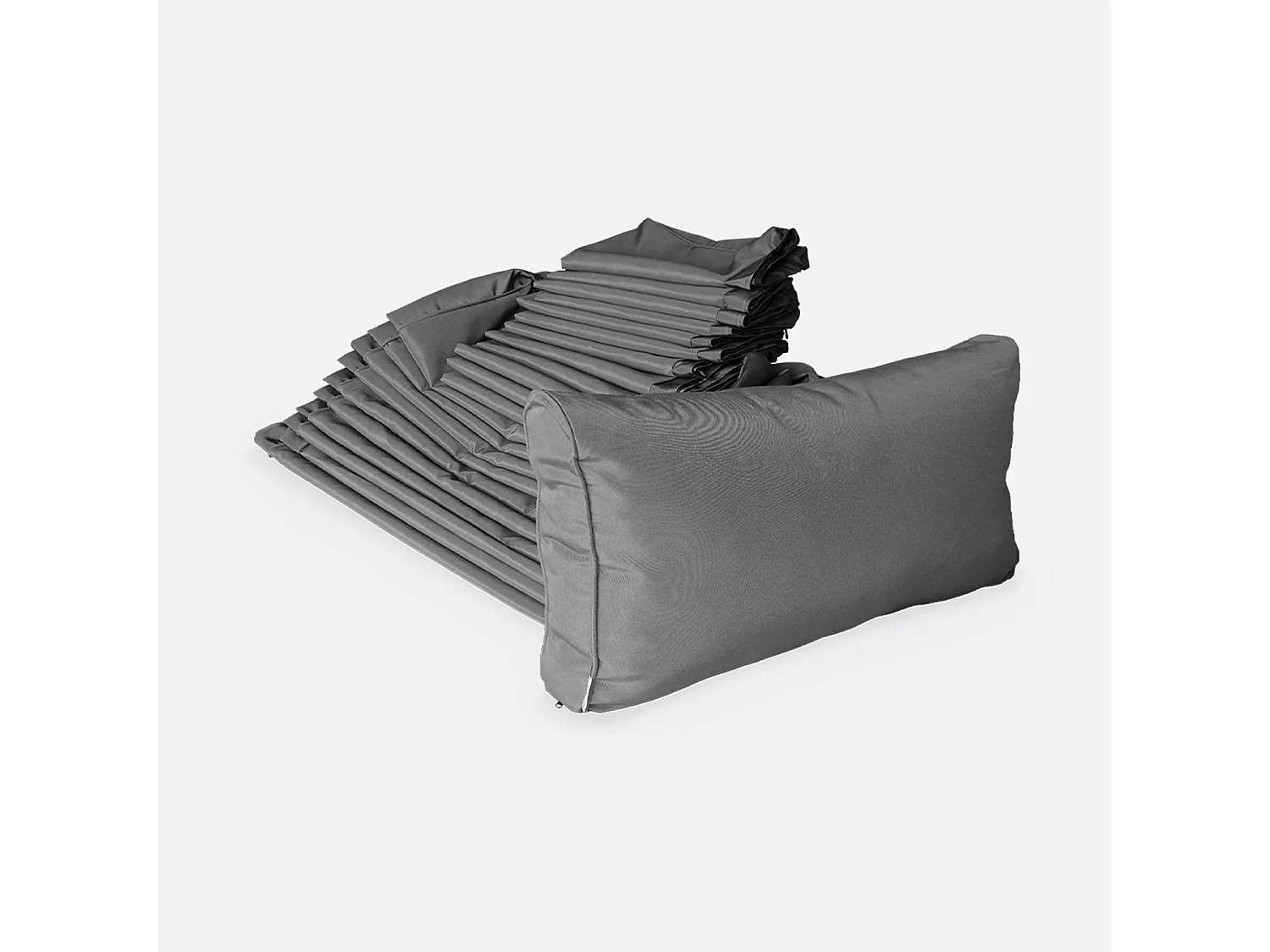 Fundas de cojín para conjunto de jardín tripoli gris