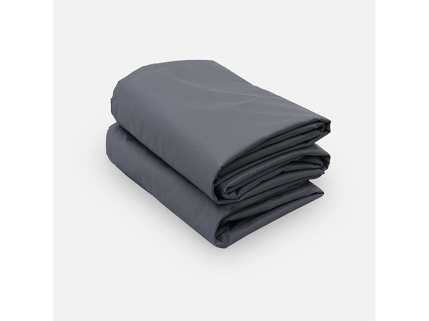 Set di 2 copertura per mobili da giardino napoli e vittoria, grigio