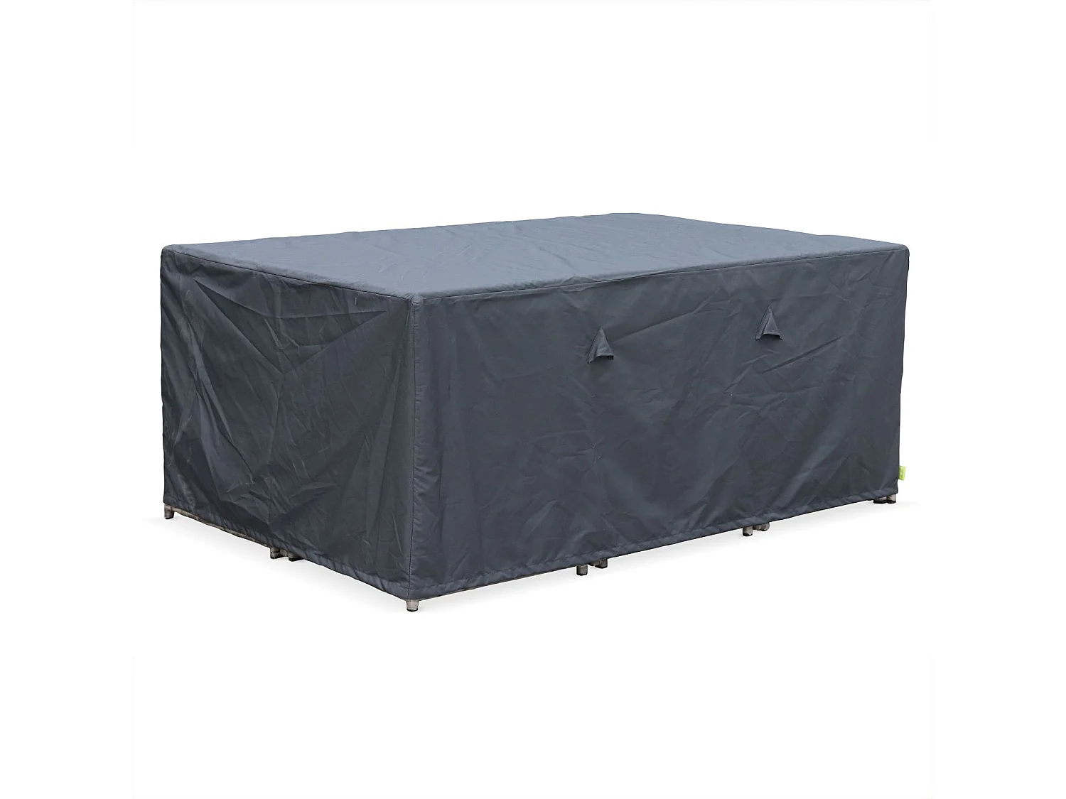 Housse de protection 172x112cm gris foncé - Bâche rectangulaire en polyester enduit PA pour tables de jardin Firenze 6. Vasto 10. Vabo 10 et Cubo 10