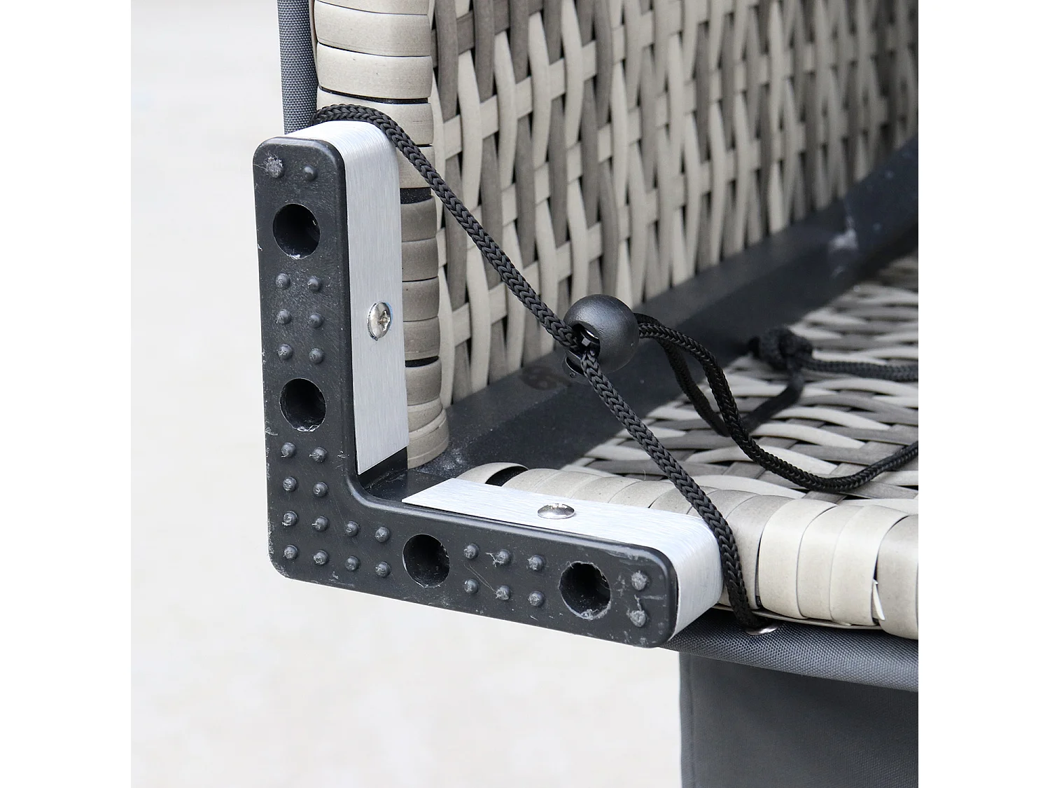 Funda protectora para muebles de jardín, 96x82x66cm gris oscuro