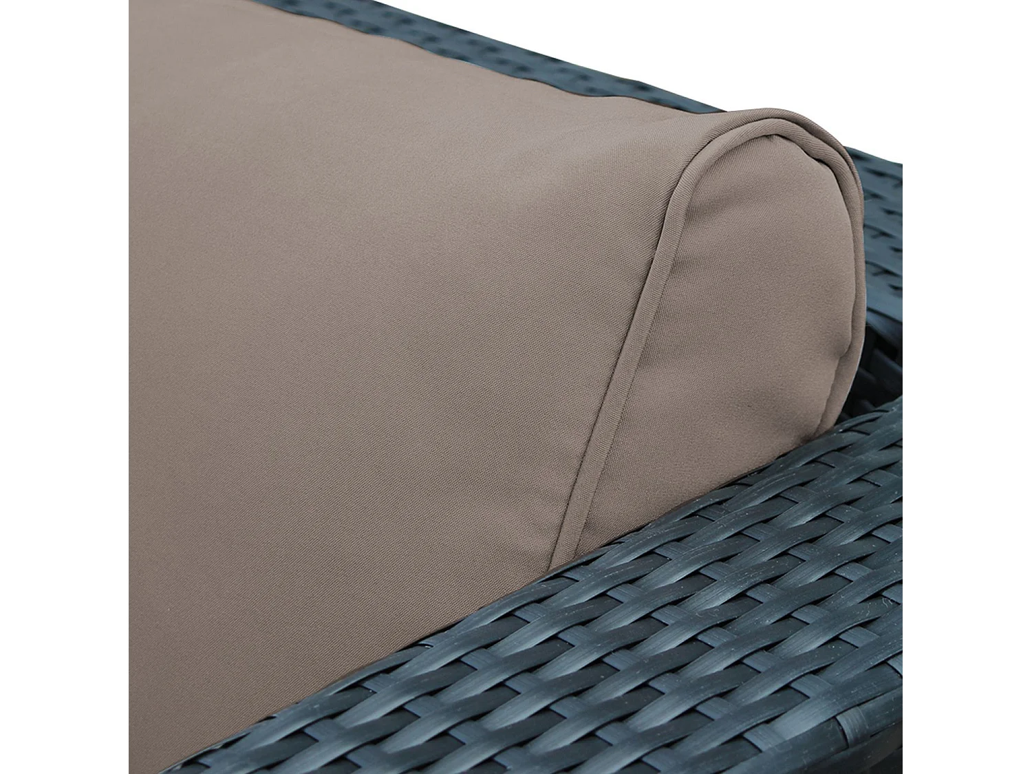 Fundas de cojín para conjunto de jardín marrón