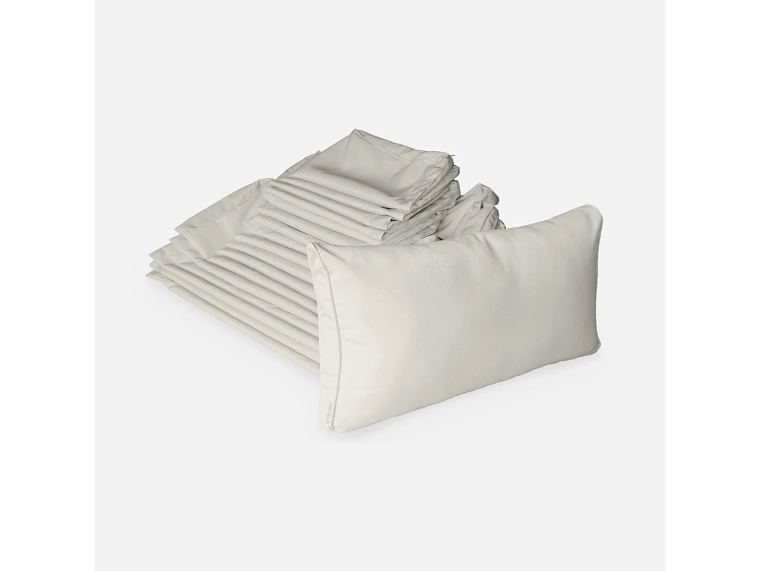 Set fodere per salotto tripoli, ecrù