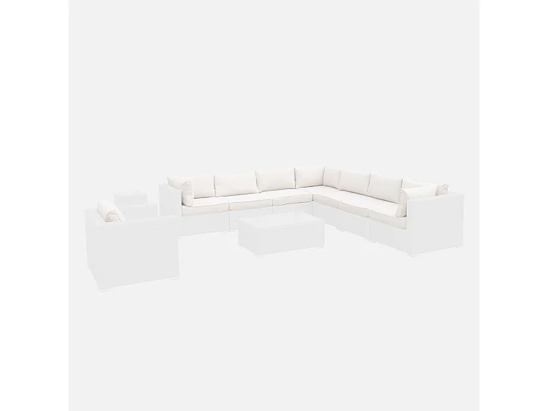 Fodere per cuscini da giardino venezia, ecrù