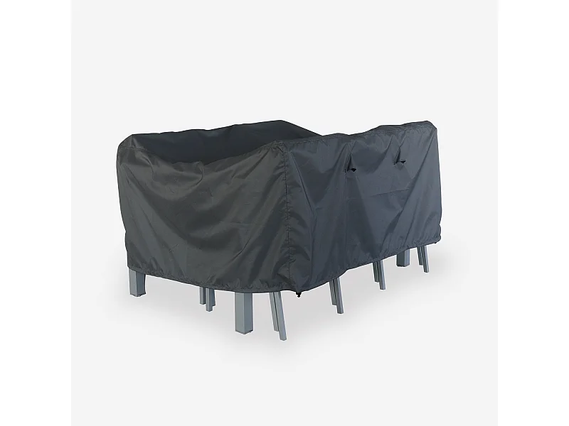 Funda protectora para mesa de jardín gris oscuro