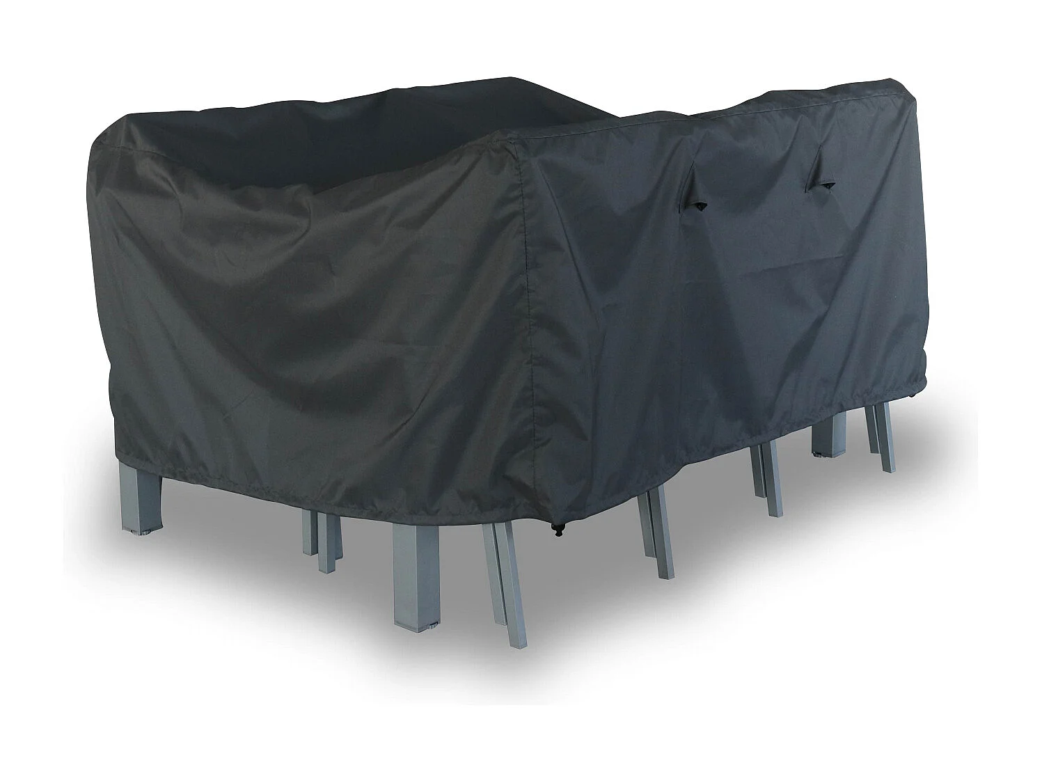 Funda protectora para mesa de jardín gris oscuro