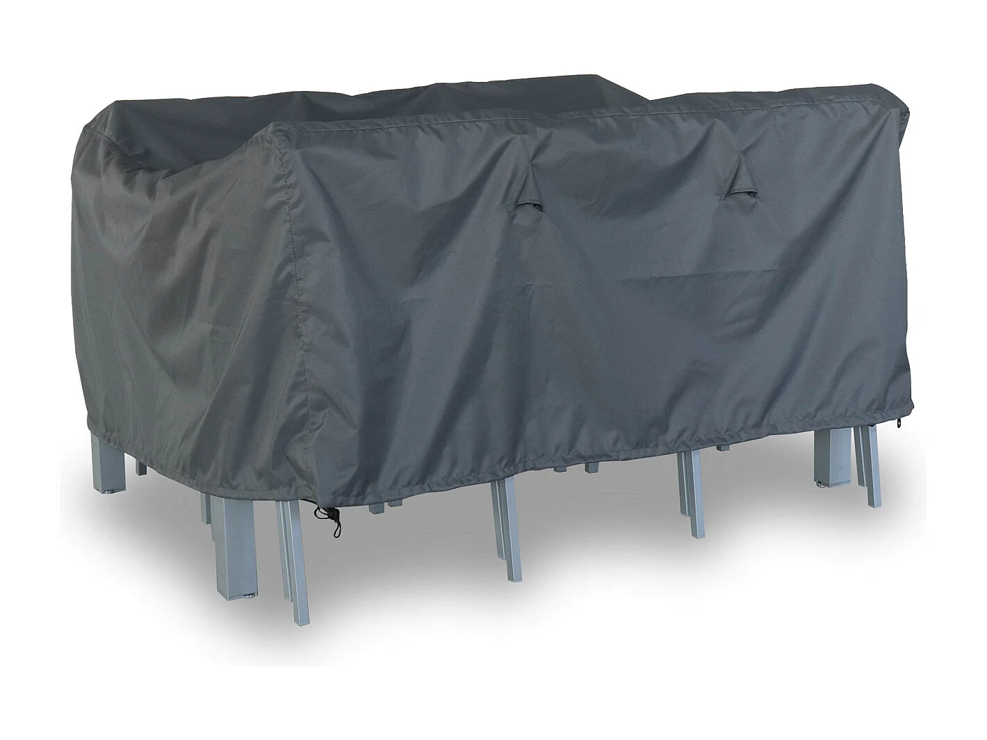 Funda protectora para mesa de jardín gris oscuro