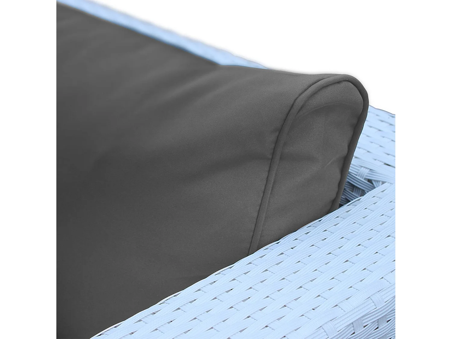 Fodere per cuscini da giardino Venezia Grigio - 140x70x12 cm