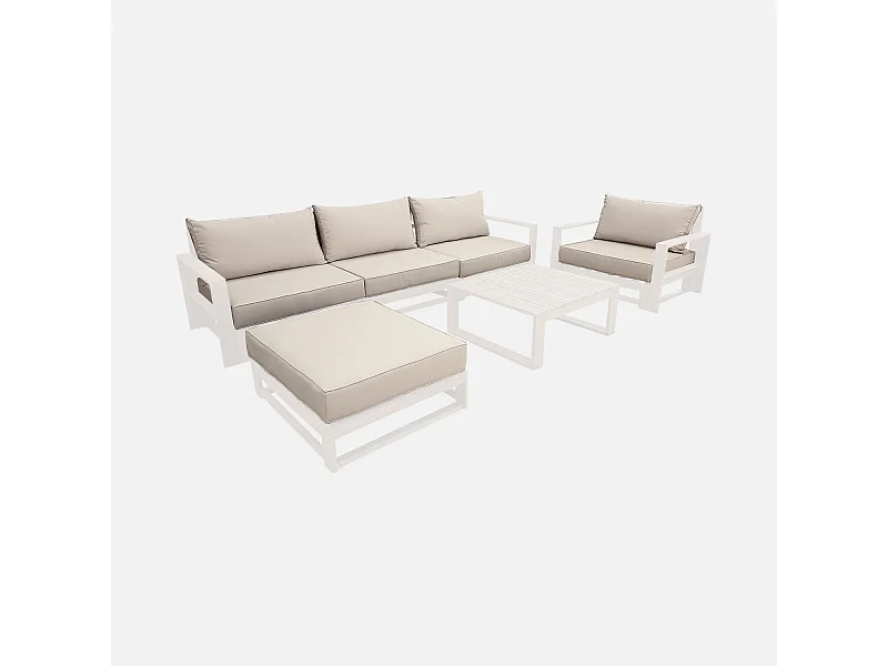 Fundas de cojín para conjunto de jardín mendoza beige