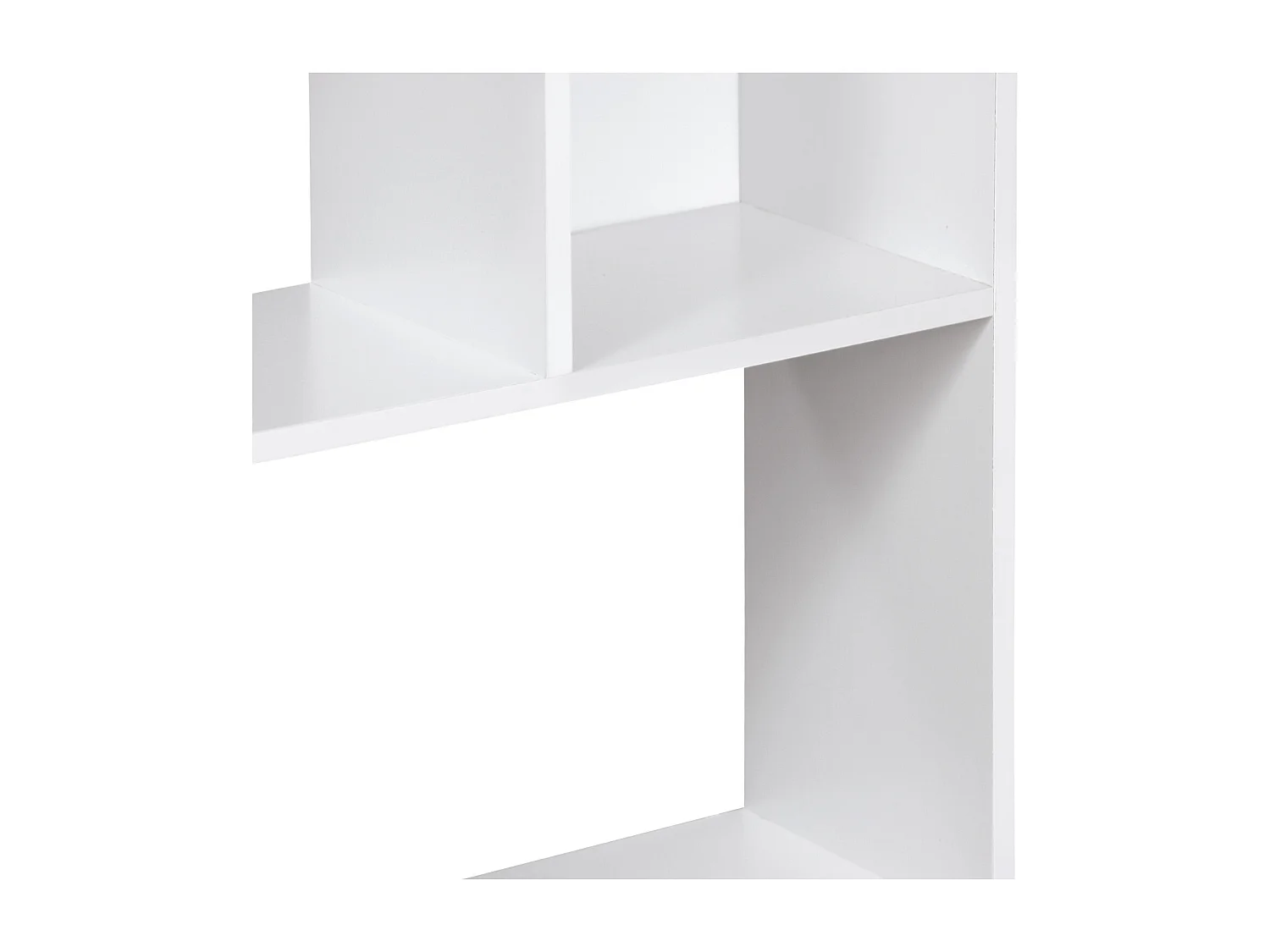 Librería con 5 baldas y 10 compartimentos blanco