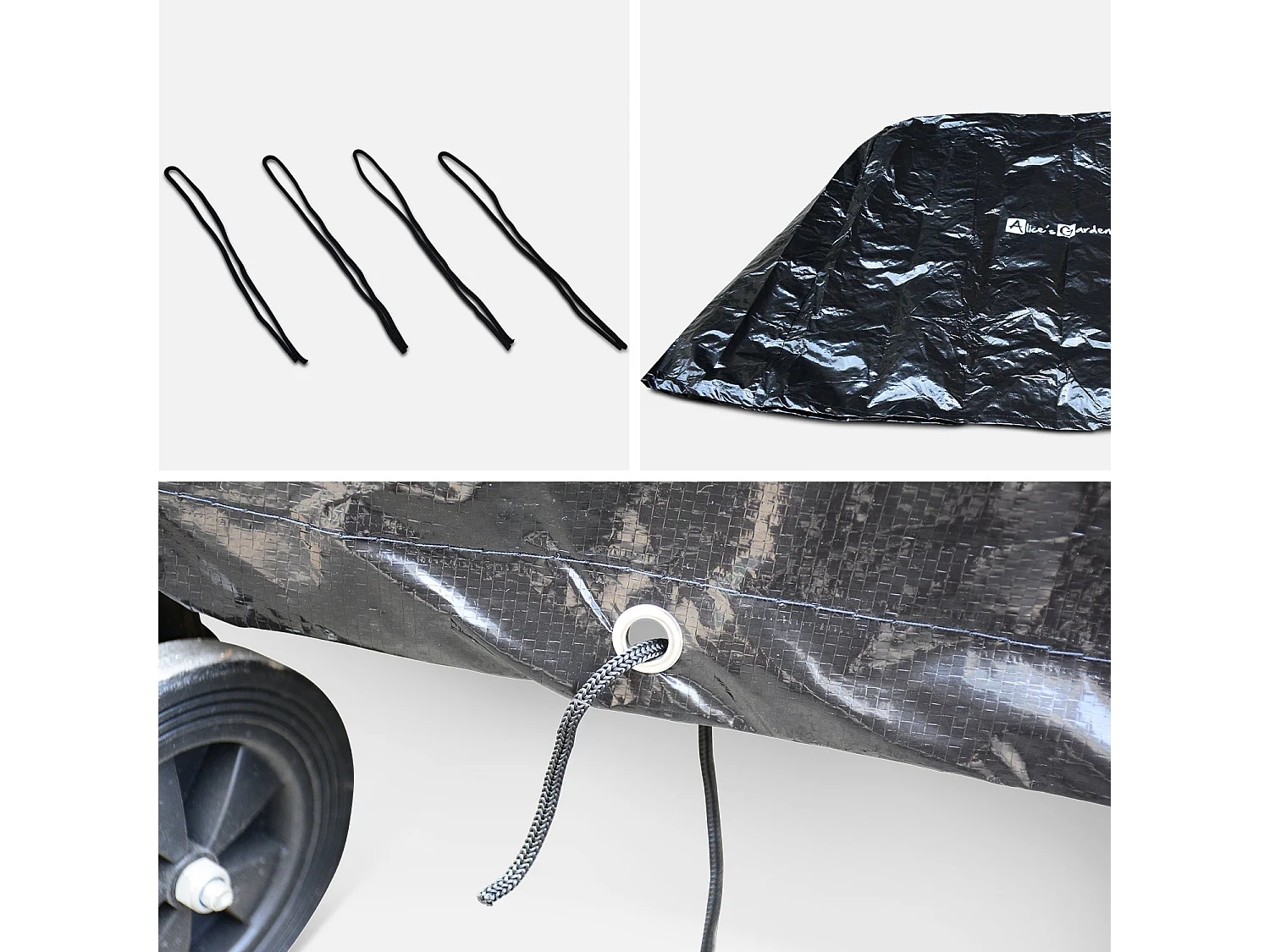 Copertura per tavolo da ping pong, 154cm, nero