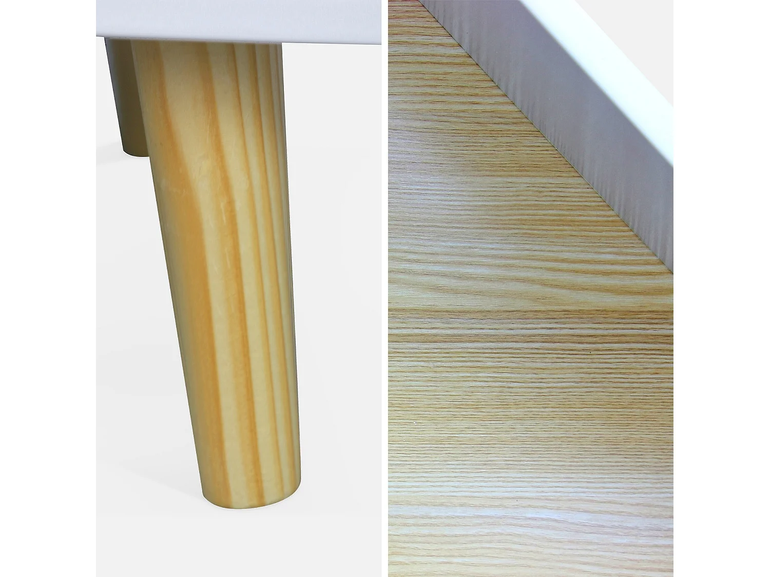 Scaffale per bambini in legno a forma di casa, bianco