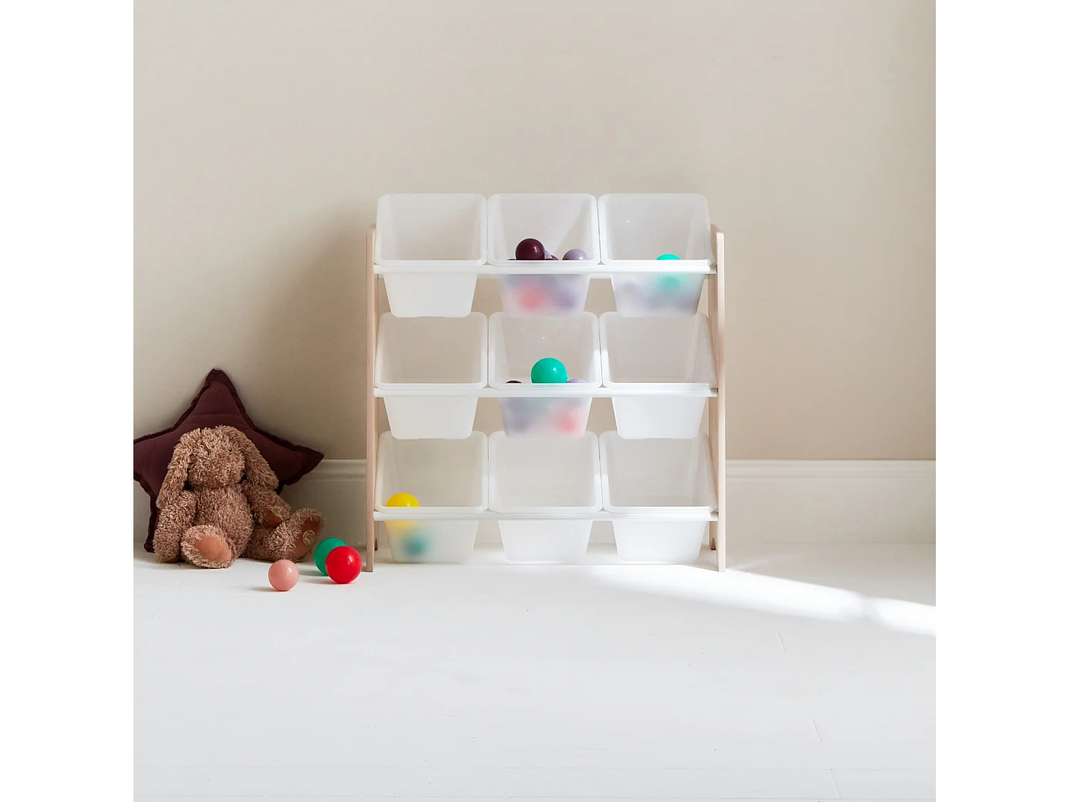 Caja infantil para juguetes  natural