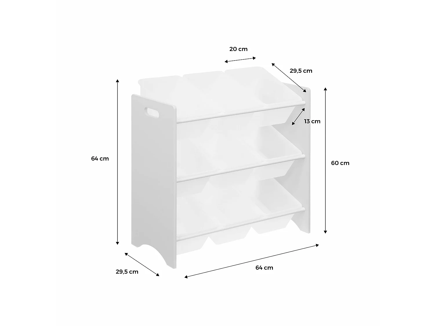 Caja infantil para juguetes  natural