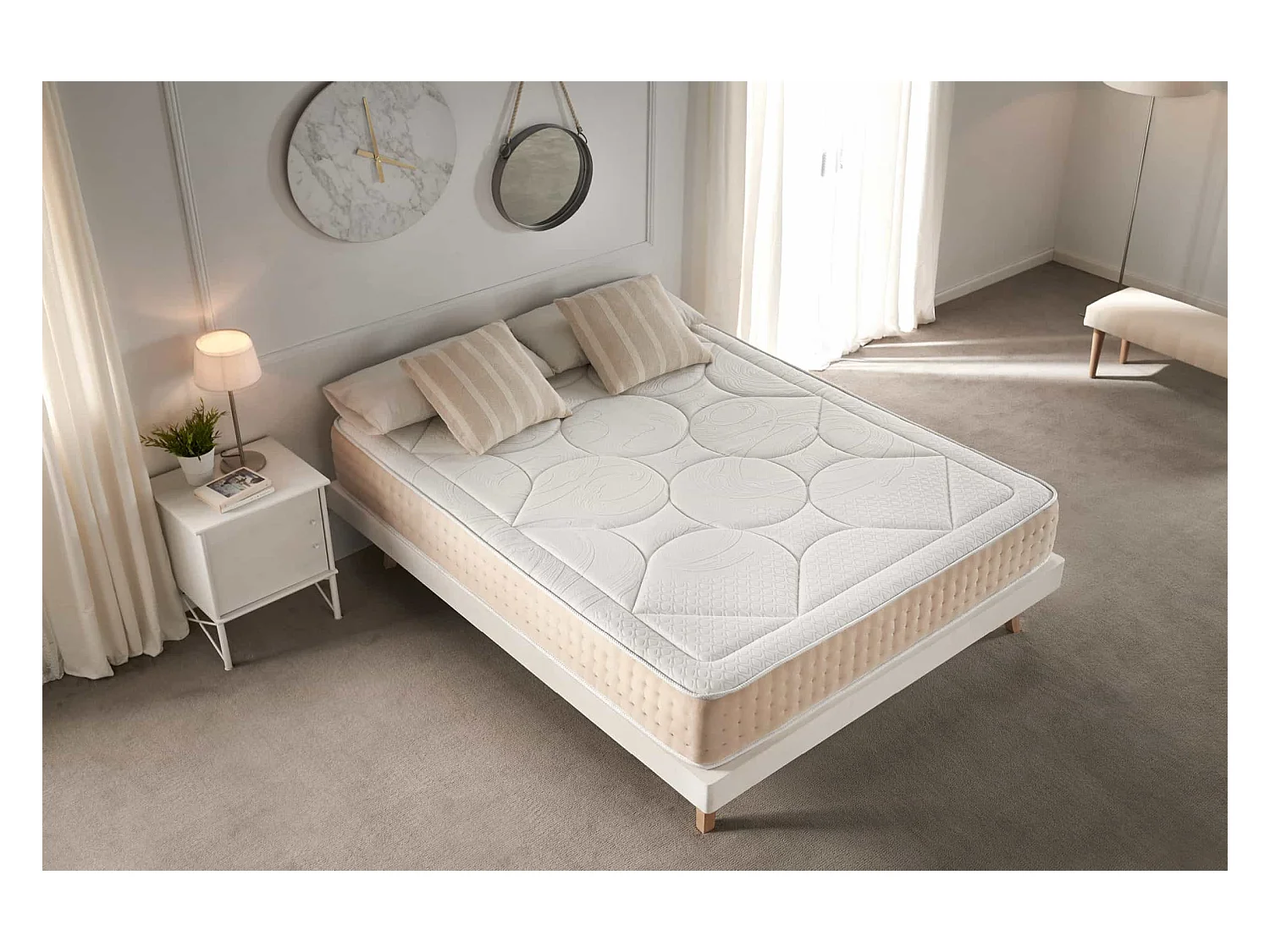 Memory Royal Multizone 25 cm Memory-Schaum Matratze, 160 x 190 cm - Moonia