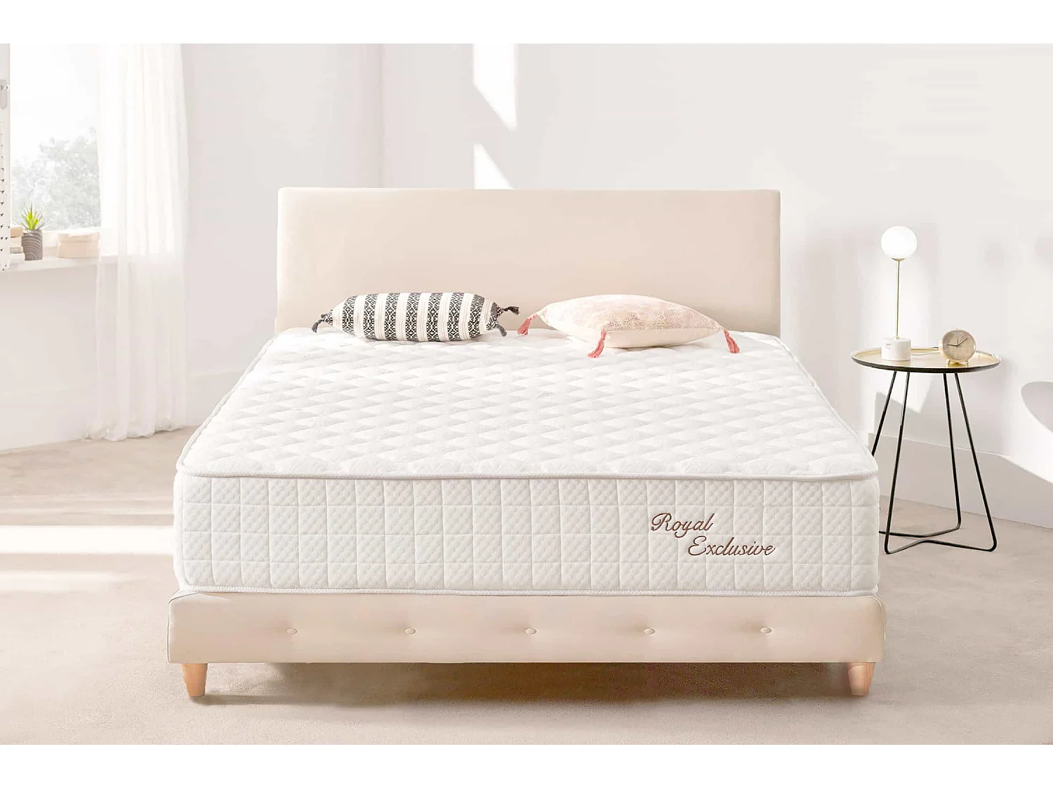 Matelas Ressorts Ensachés Royal Exclusive Ressorts ensachés, 30cm, 150x200cm - Moonia