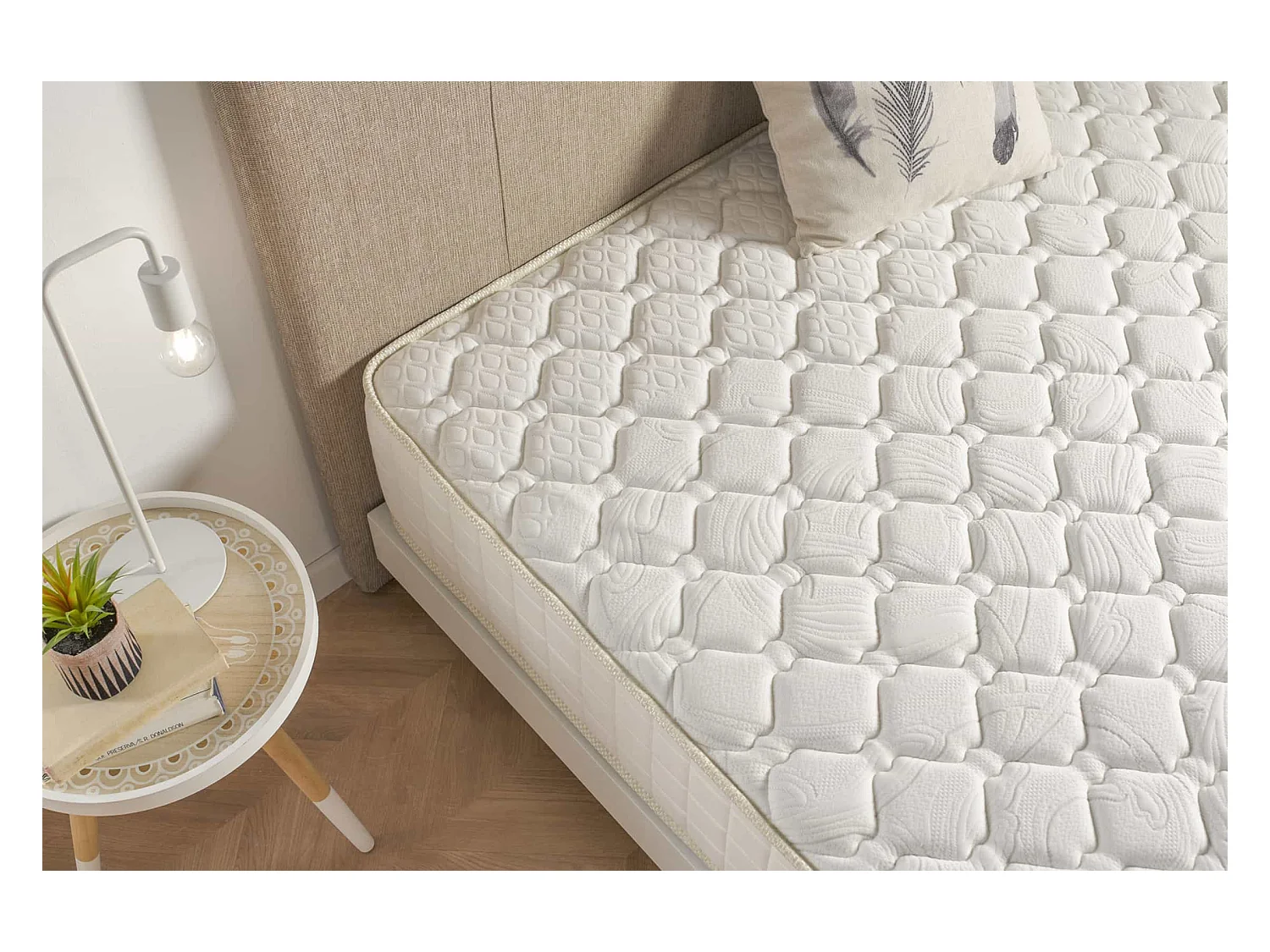 Matelas Mousse Ã  memoire de forme Olympus 30cm- 200 x 200 cm -Moonia