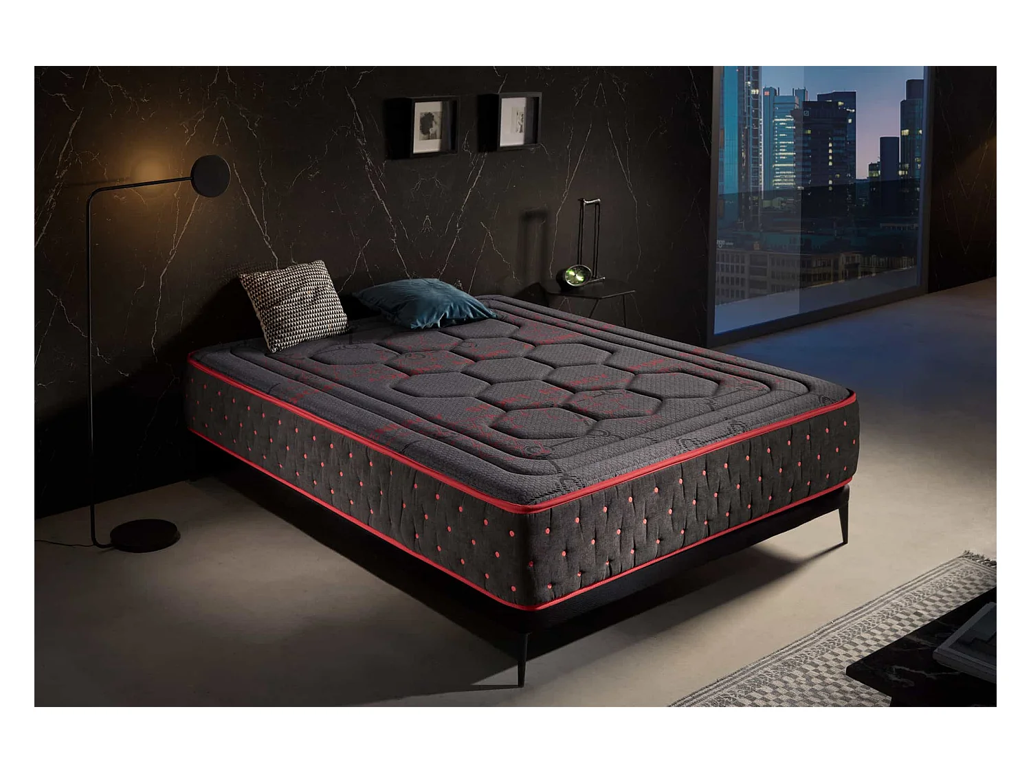 Materac Wiskoelastyczny Hexaflex Moon 27cm, 150x190cm - Moonia