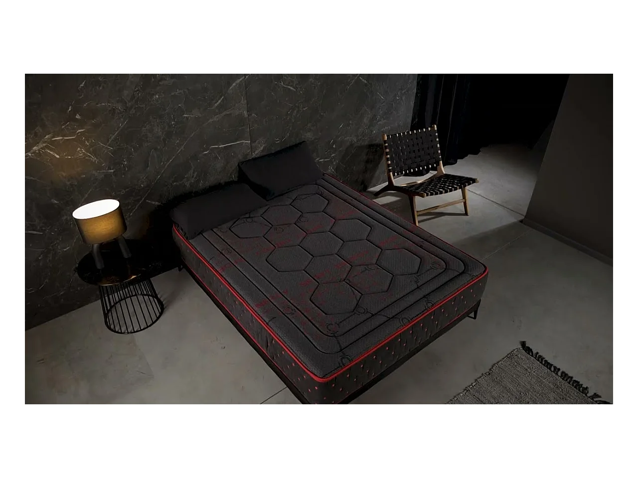 Hexaflex Moon 27cm Visco-elastisch Matras, 140x200 cm -Moonia