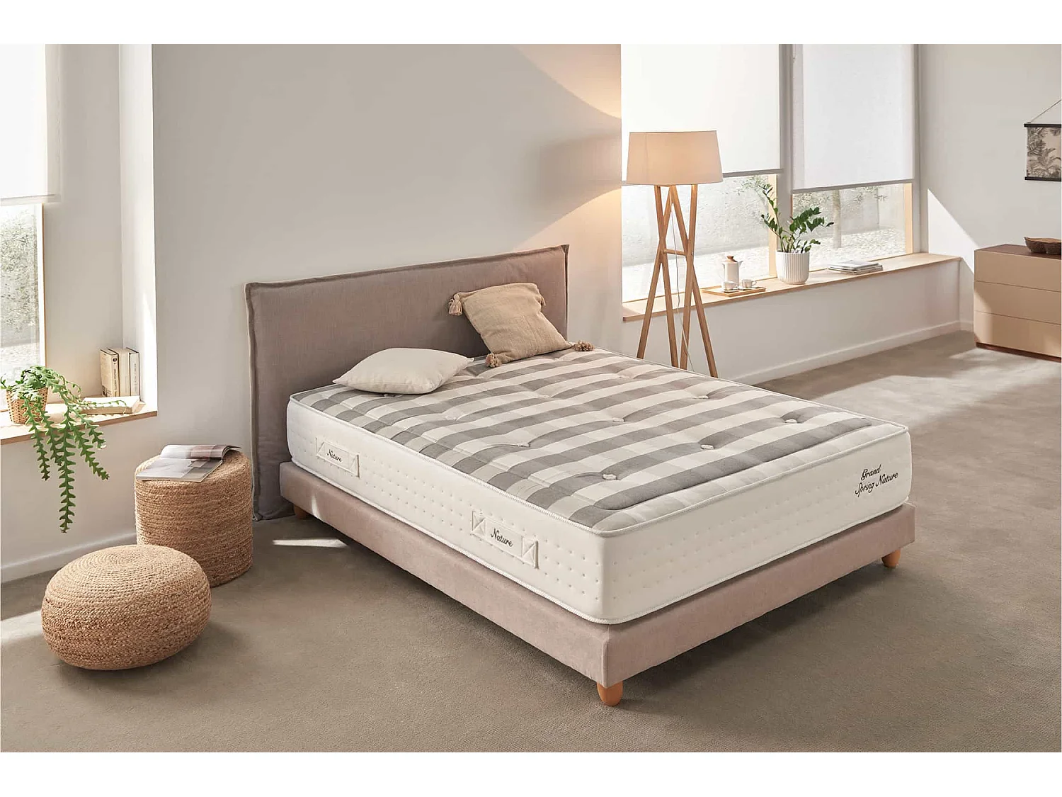 Matelas Grand Spring Nature, 30cm - 140x200 cm