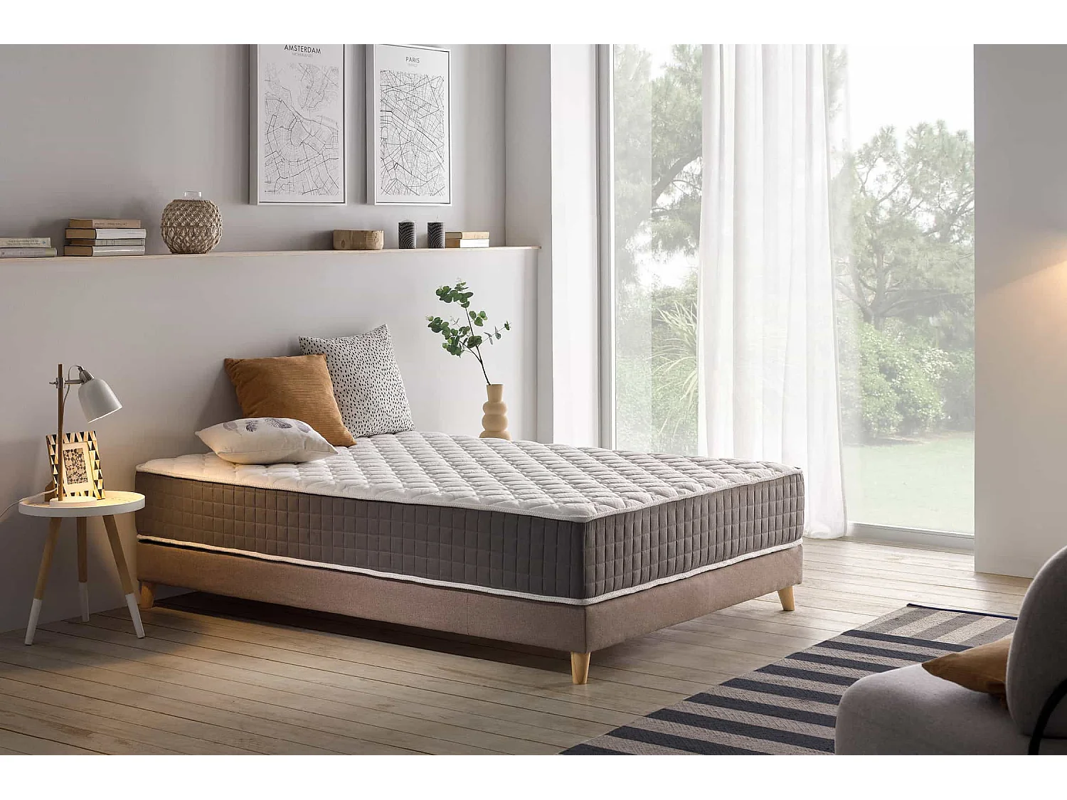 King Relax Supreme Visco-elastisch Matras - 135X190, 30cm - Moonia