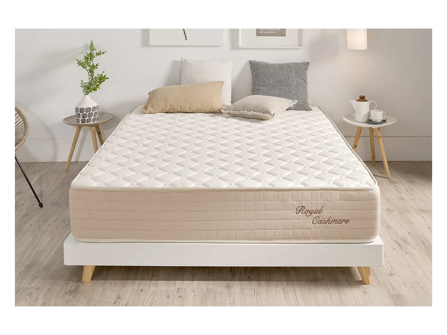 Royal Cashmere Memory-Schaum Matratze, 135x190 cm - Moonia