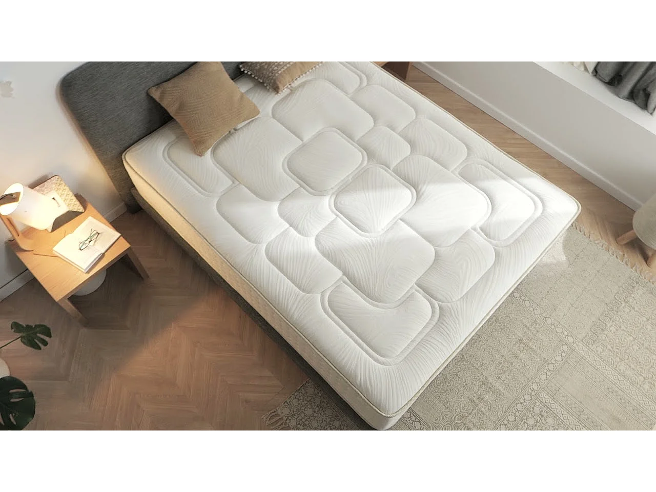 Matelas Mousse à memoire de forme Regal Supreme - 160X190, 30cm - Moonia