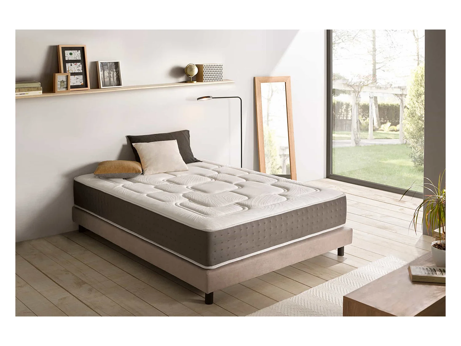 King Max Multizone Memory-Schaum Matratze 30cm, 160x200 cm - Moonia