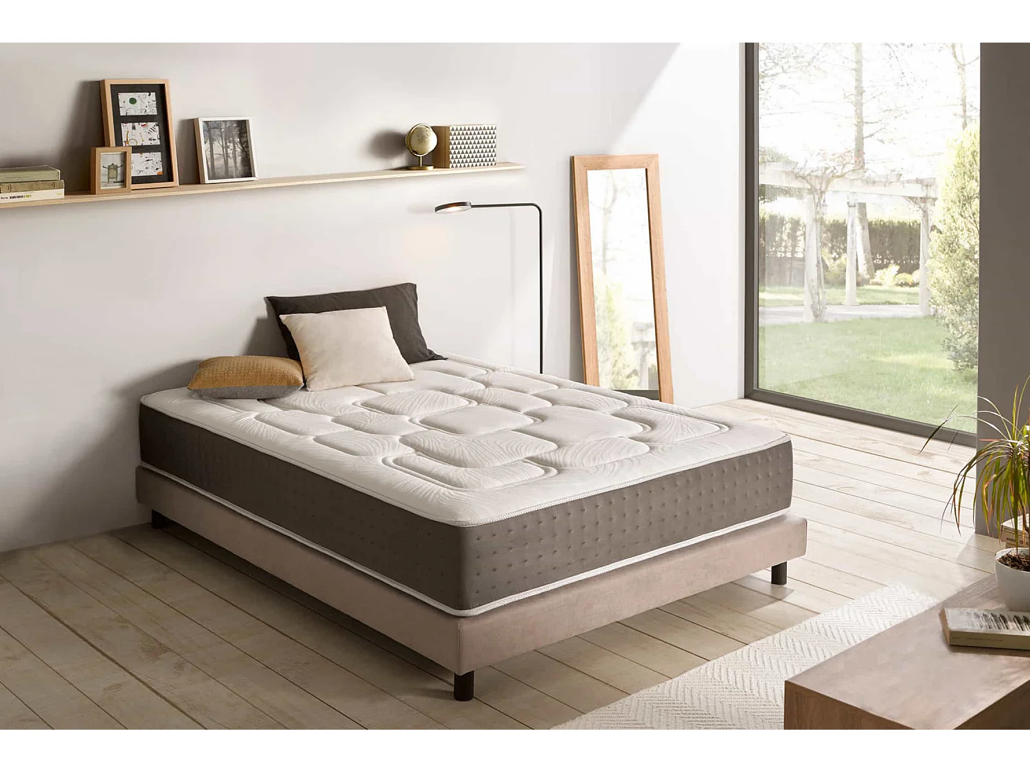Matelas Mousse à memoire de forme King Max Multizone - 160X200, 30cm - Moonia