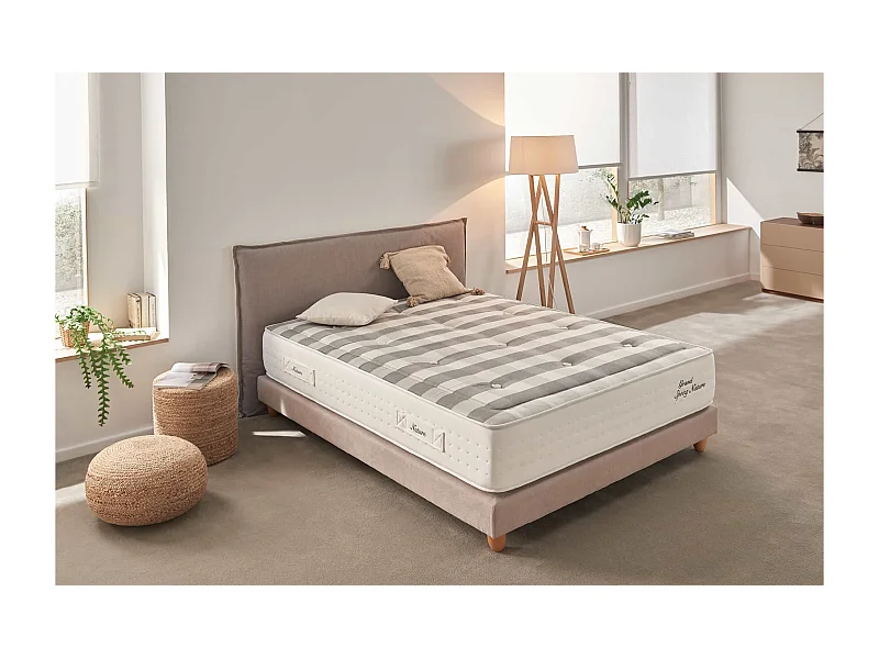 Grand Spring Nature Taschenfederkernmatratze, 30cm, 200x200 cm - Moonia