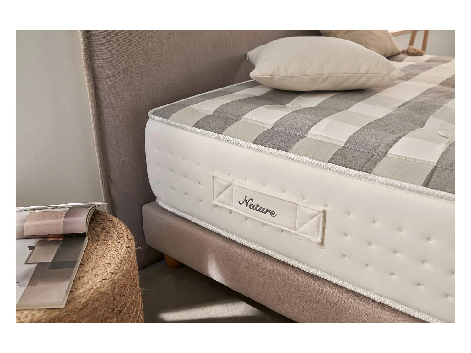 Matelas Grand Spring Nature, 30cm - 200x200 cm