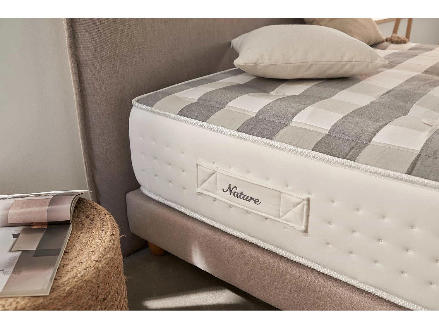 Matelas Grand Spring Nature, 30cm - 200x200 cm
