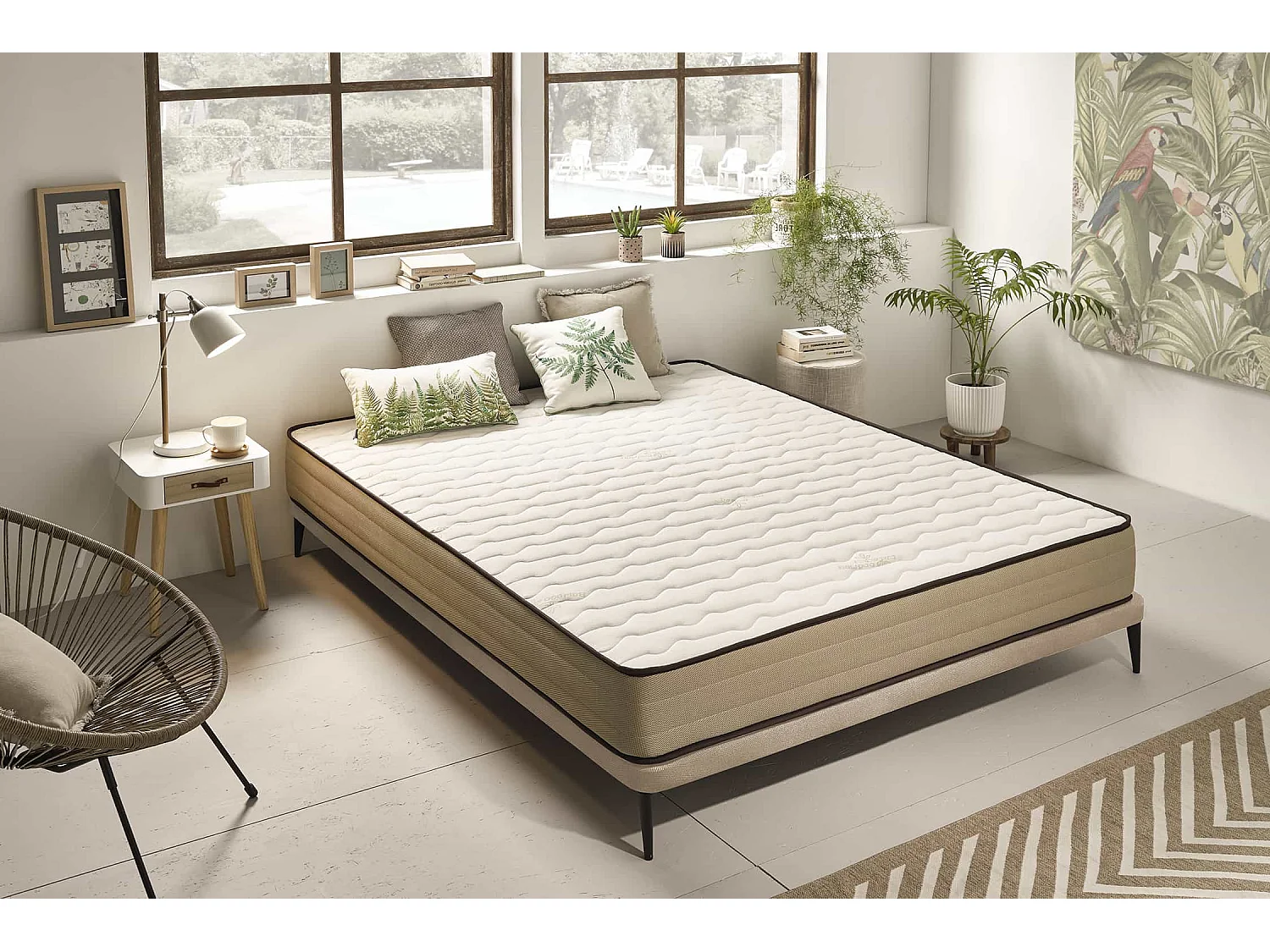 Materac Rdzeń HR Bamboo Care 18cm, 90x200cm - Moonia