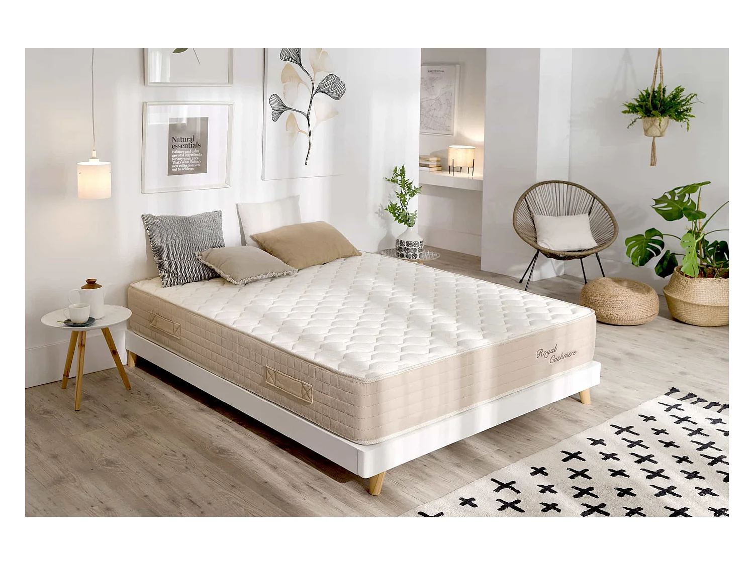 Royal Cashmere Memory-Schaum Matratze, 80x200 cm - Moonia