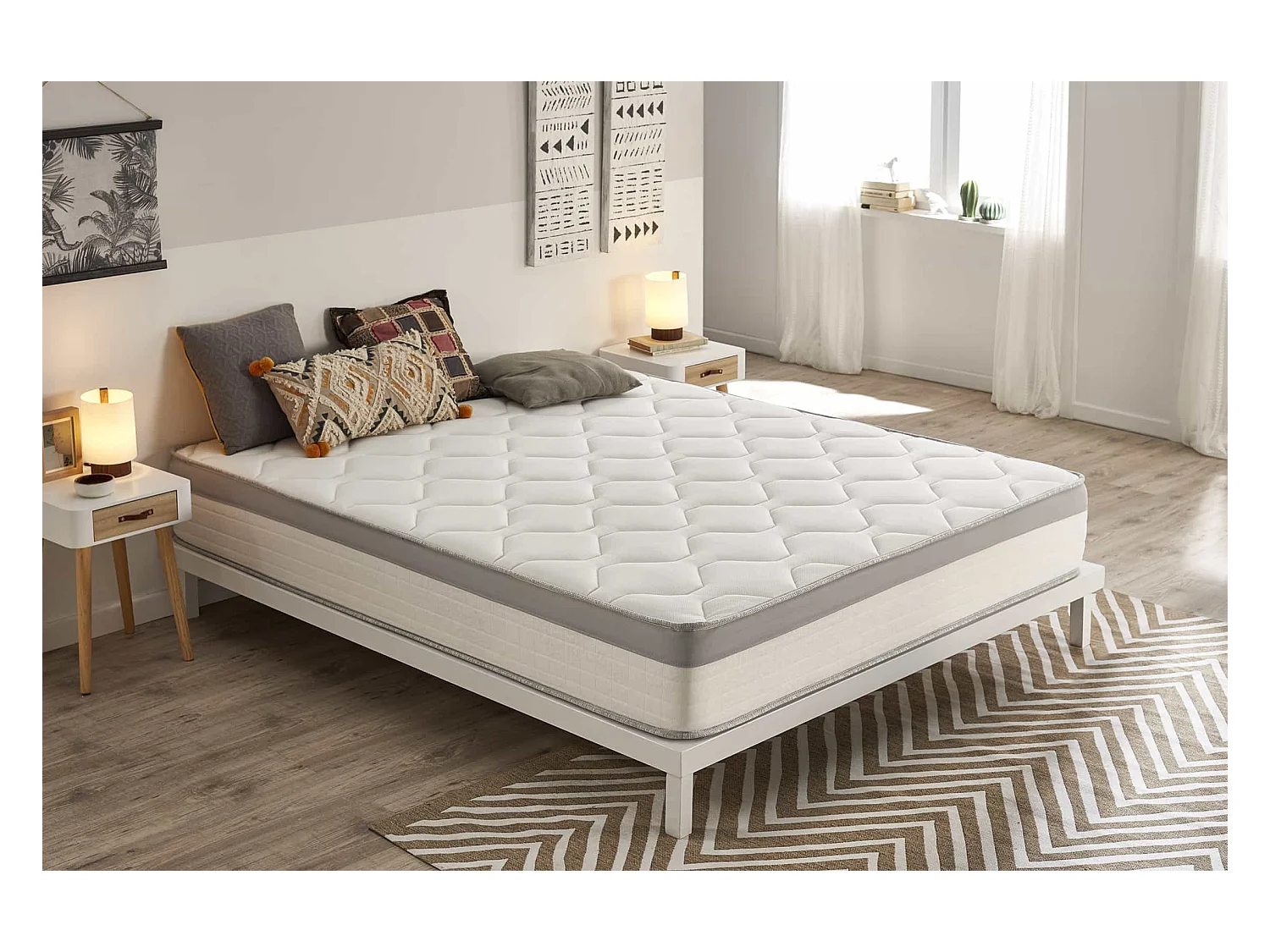 Matelas Spring Max Ressorts Emsachés, 22cm - 135x190 cm