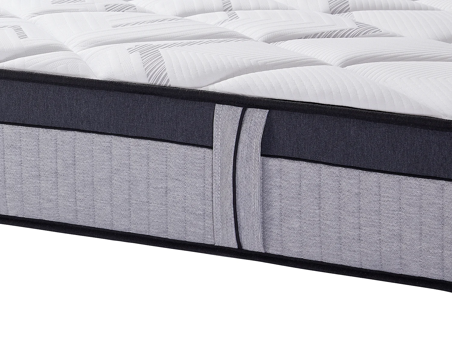 Matelas 140 x 190 cm hybride ressorts ensachés 5 zones et mousse à mémoire de forme ép.30cm - PATNOS de YSMÉE