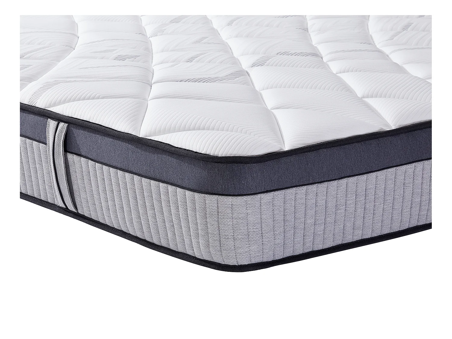 Matelas 140 x 190 cm hybride ressorts ensachés 5 zones et mousse à mémoire de forme ép.30cm - PATNOS de YSMÉE
