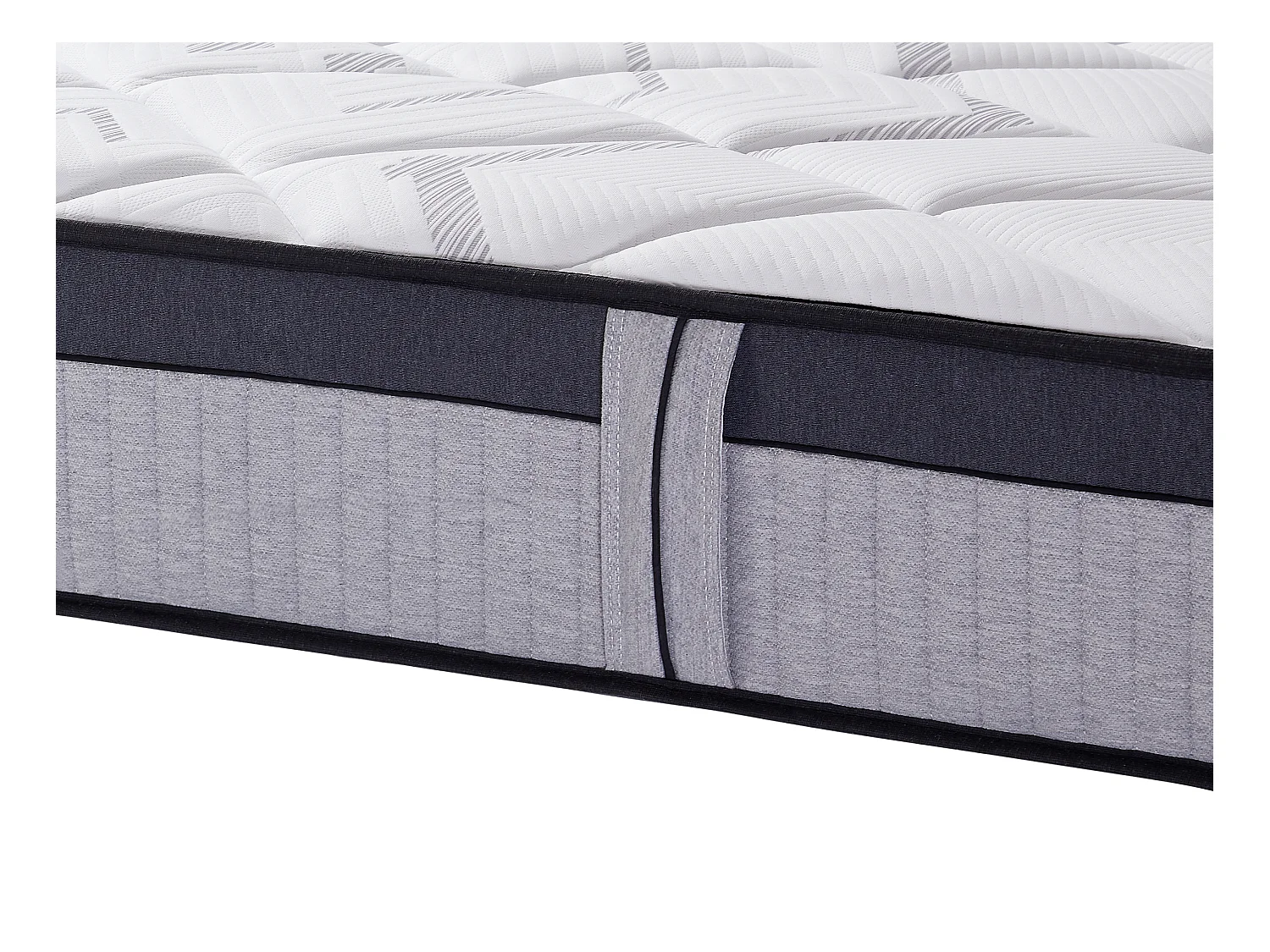 Matelas 140 x 190 cm hybride ressorts ensachés 5 zones et mousse à mémoire de forme ép.30cm - PATNOS de YSMÉE