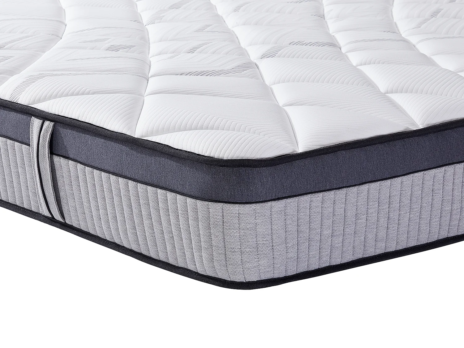 Matelas 140 x 190 cm hybride ressorts ensachés 5 zones et mousse à mémoire de forme ép.30cm - PATNOS de YSMÉE