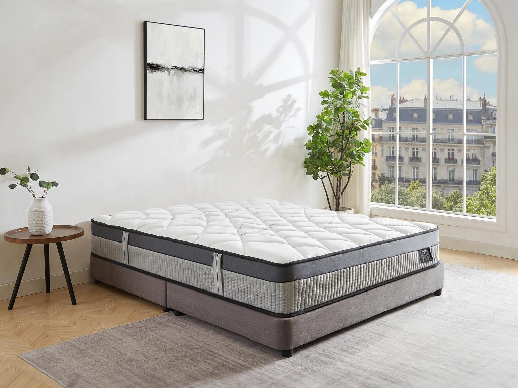Matratze - 180 x 200 cm - Hybridmatratze - 5-Zonen-Taschenfederkern & Memor günstig online kaufen