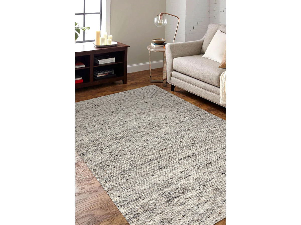 Tapis NEPAL 2100 naturel grigio - laine, double face 140x190 cm