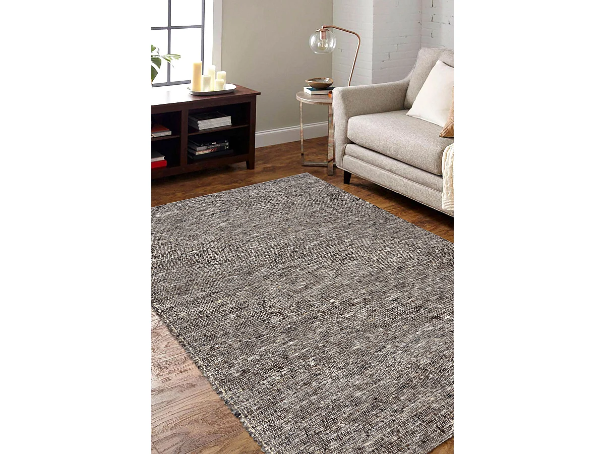 Tapis NEPAL 2100 stone, grigio - laine, double face 60x100 cm