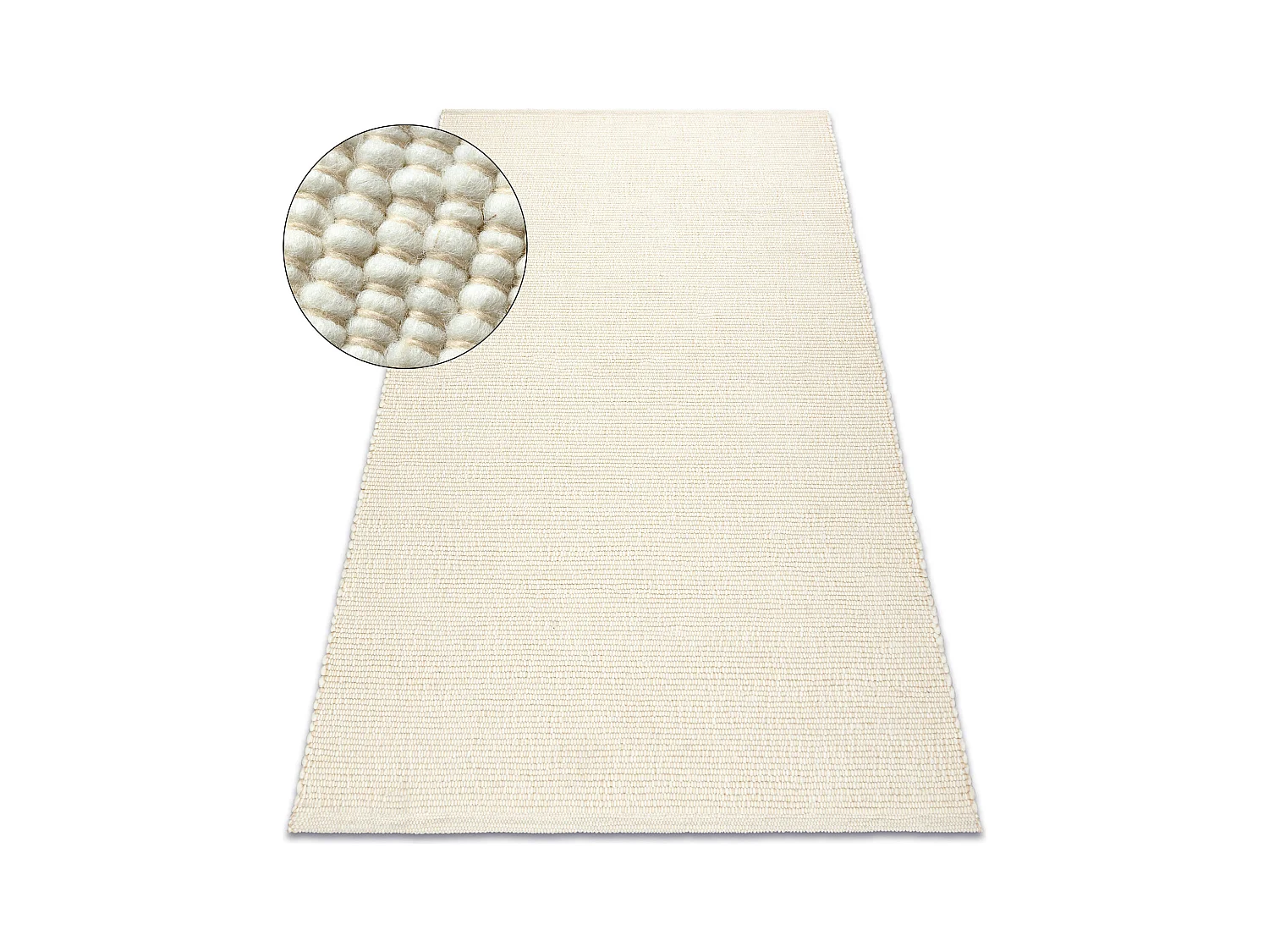 Tapis NEPAL 2100 naturel, crème - laine, double face 250x300 cm