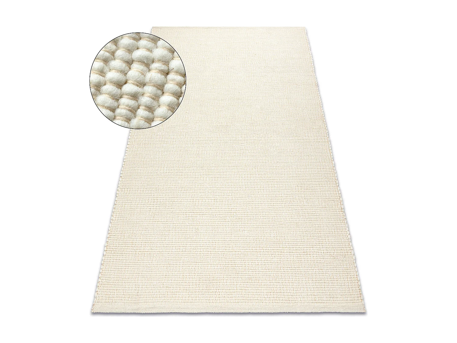 Tapis NEPAL 2100 naturel, crème - laine, double face 250x300 cm